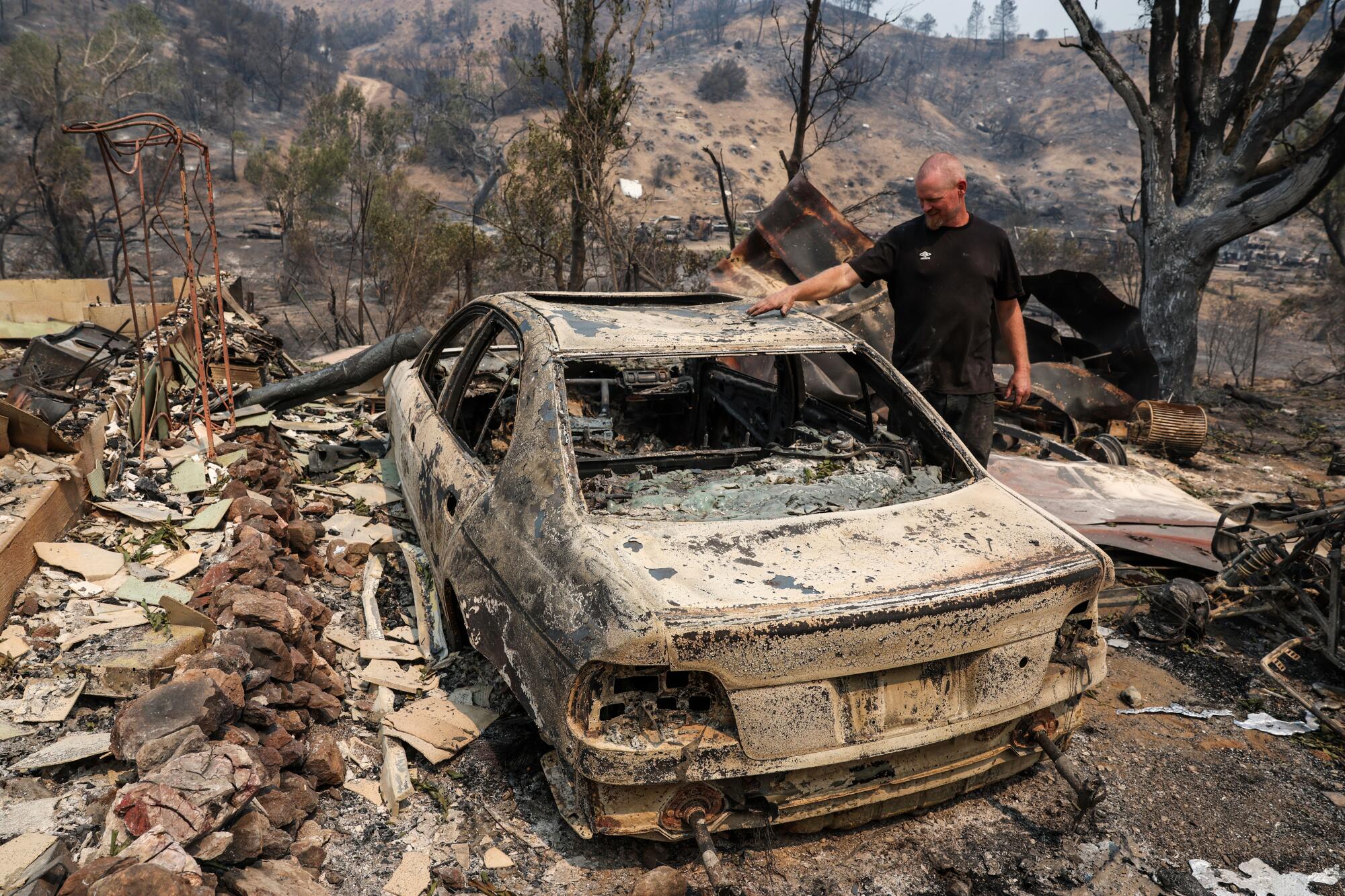 The Borel fire devastated the town of Havilah, leaving many residents homeless.