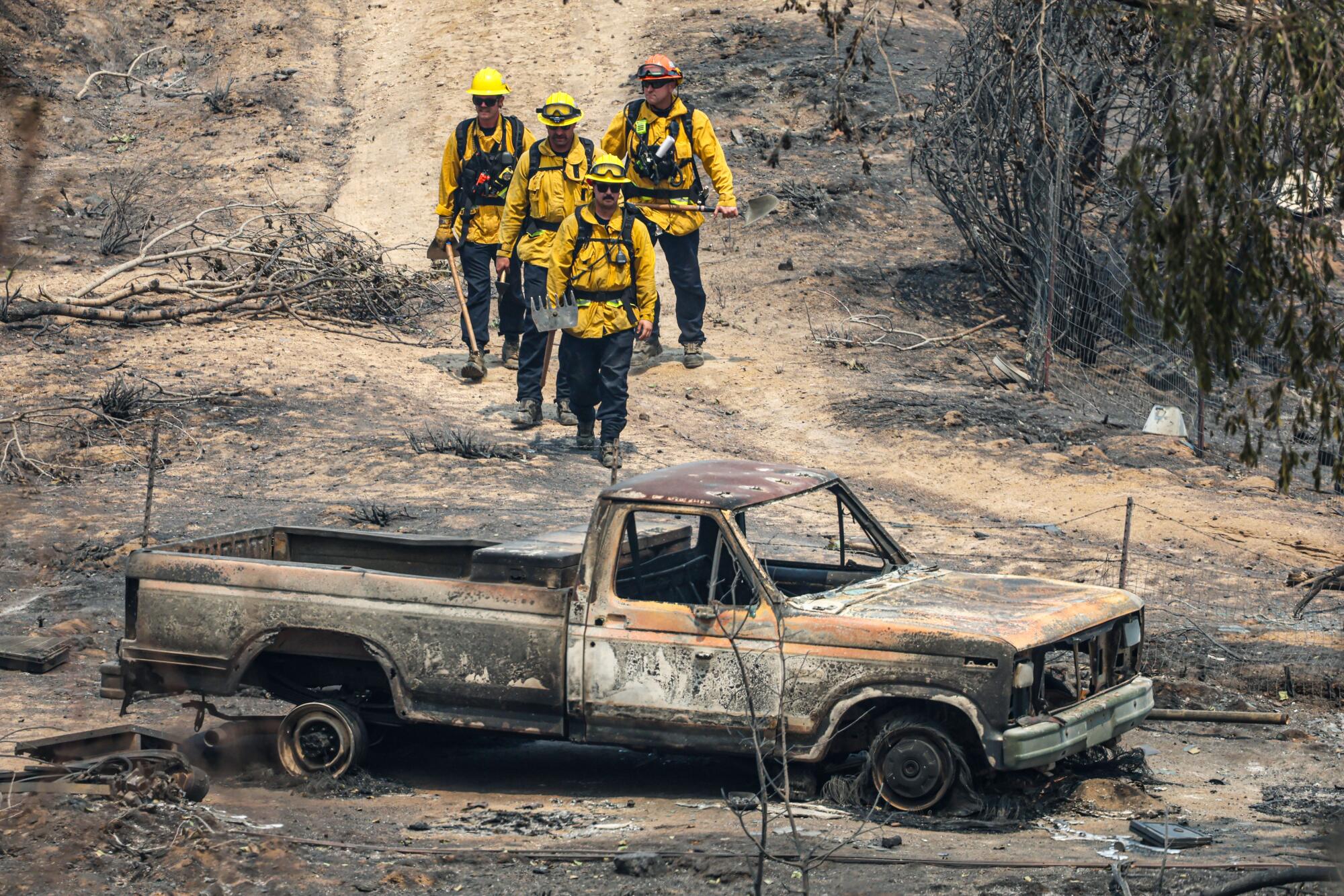 The Borel fire devastated the town of Havilah, leaving many residents homeless.