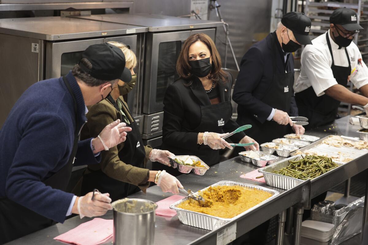 President Joe Biden, Vice President Kamala Harris, First Lady Jill Biden and Second Gentleman Doug Emhoff.