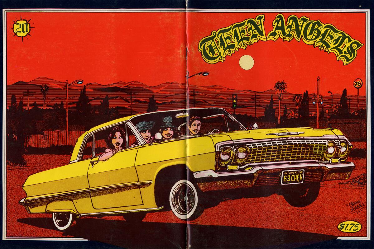 Archival image of a Teen Angels issue