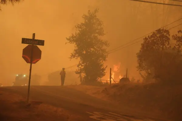 The Park fire rages near Chico, Calif., on Aug. 2, 2024. (Courtesy of Cal Fire)