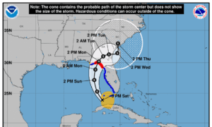 NHC: Tropical Storm Debby Forms, Expected to Make Landfall as Hurricane 