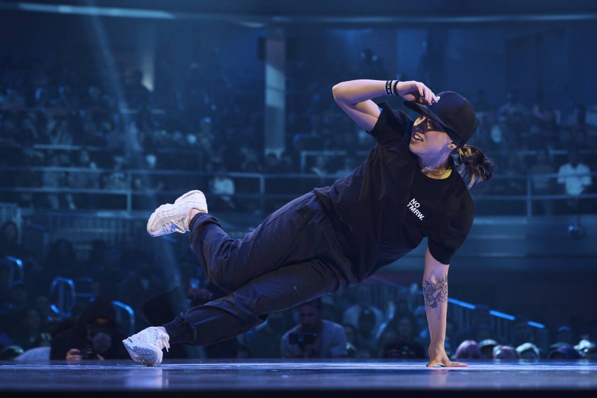 American Sunny Choi, also known as B-Girl Sunny, competes in the B-girl Red Bull BC One World Final 