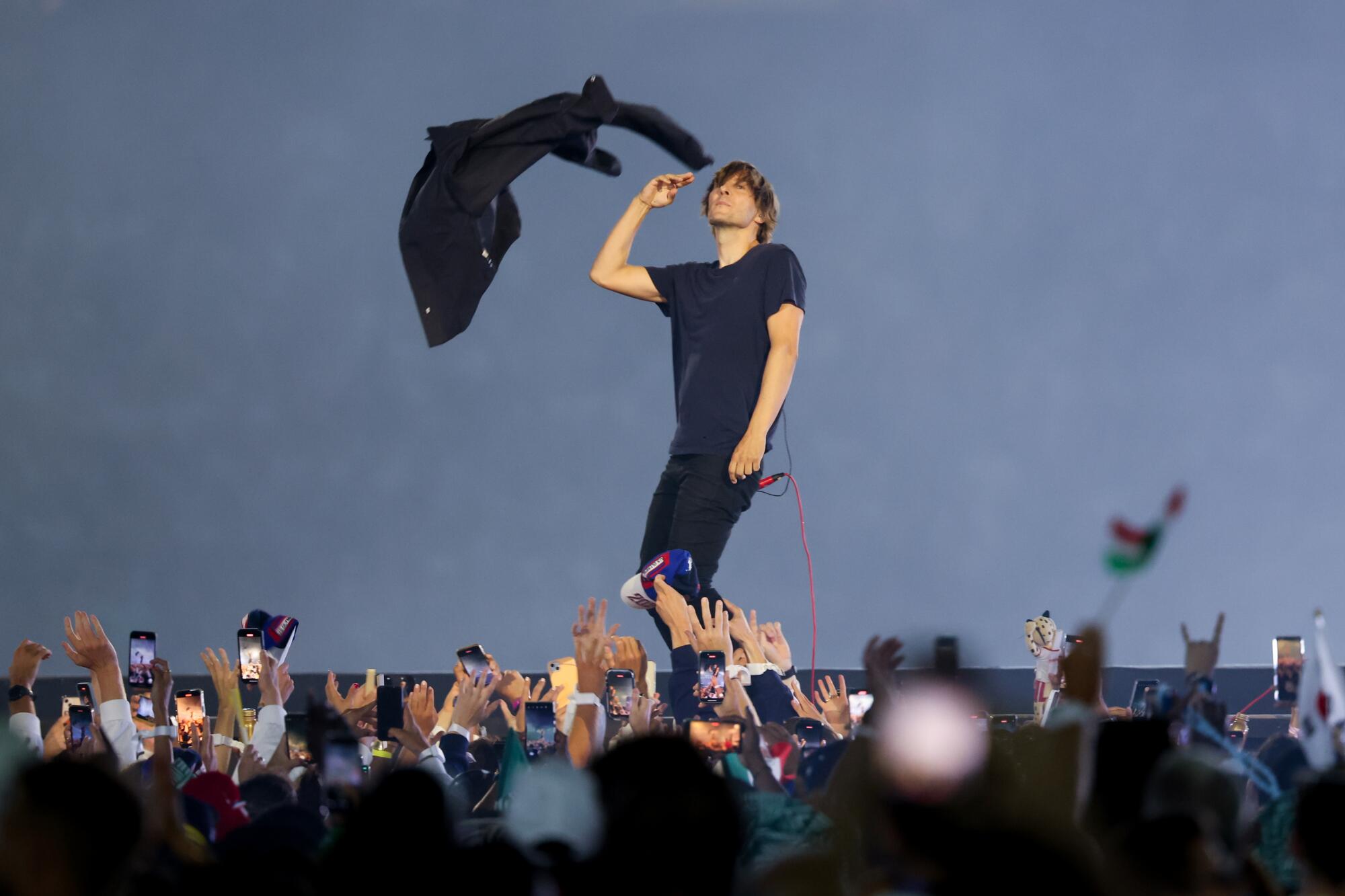 Phoenix performs during the closing ceremony.