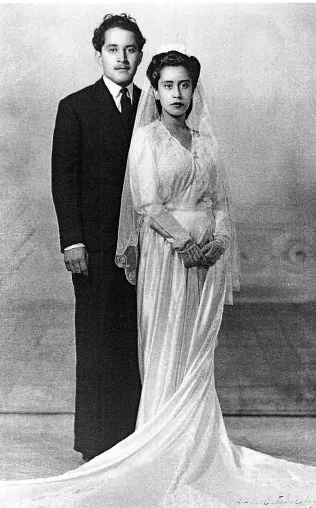 Emilio Cabrera and his wife Maria Asuncion in 1934.  