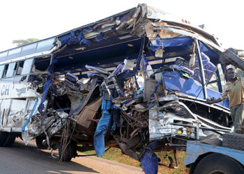 Three Dead as Juba Express Bus Crashes Into Fuel Tanker on Kampala–Gulu Highway