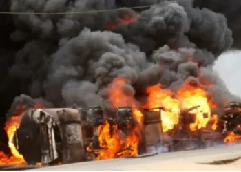 BREAKING: Over 30 People Burnt to Death While Scooping Fuel from Tanker