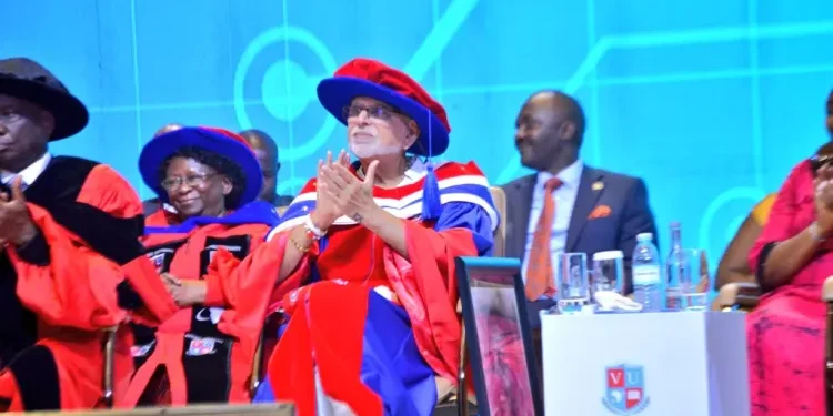 Dr. Sudhir Ruparelia Announces 100 Master’s Scholarships in Honor of Rajiv Ruparelia at Victoria University Graduation