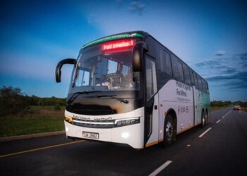 Uganda’s Electric Kayoola Bus Arrives in Johannesburg South Africa