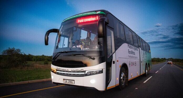 Uganda’s Electric Kayoola Bus Arrives in Johannesburg South Africa